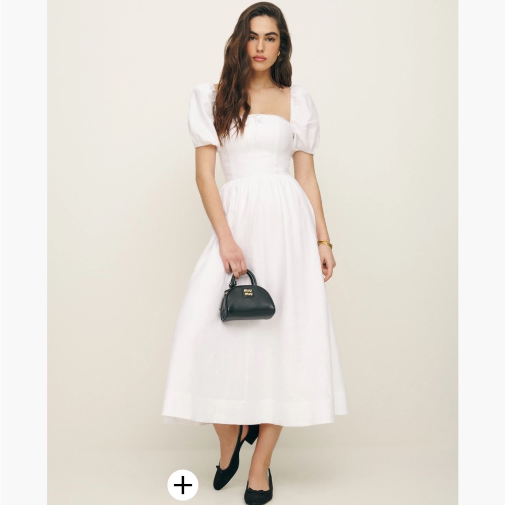 NWOT Reformation Marella Linen Dress